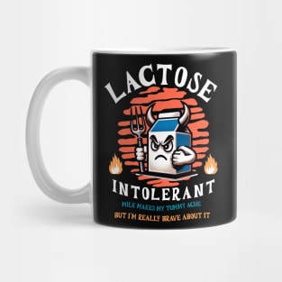 Lactose Intolerant Funny Cringy Gift For Friends , Milk Free Lactose Tolerant, Meme Gen Z Teenager Allergy LMAO Mug